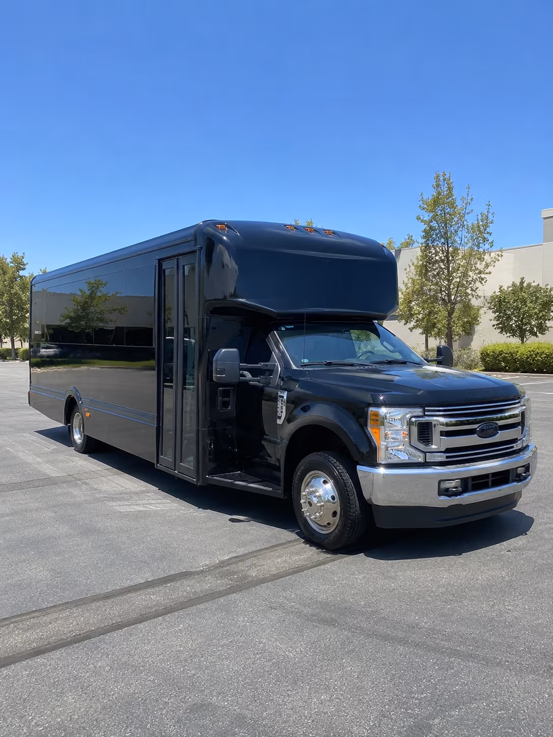 Interior of a party bus rental serving Richardson