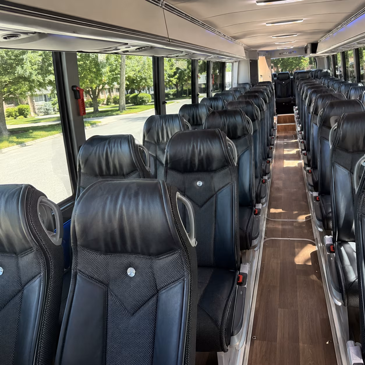 Richardson Airport Shuttle & Transportation party bus exterior