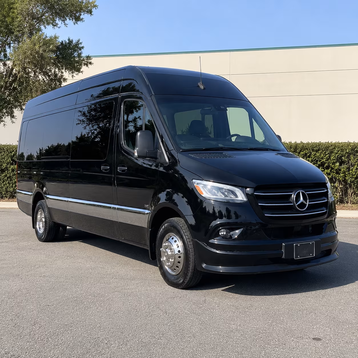 Richardson Airport Shuttle & Transportation party bus exterior