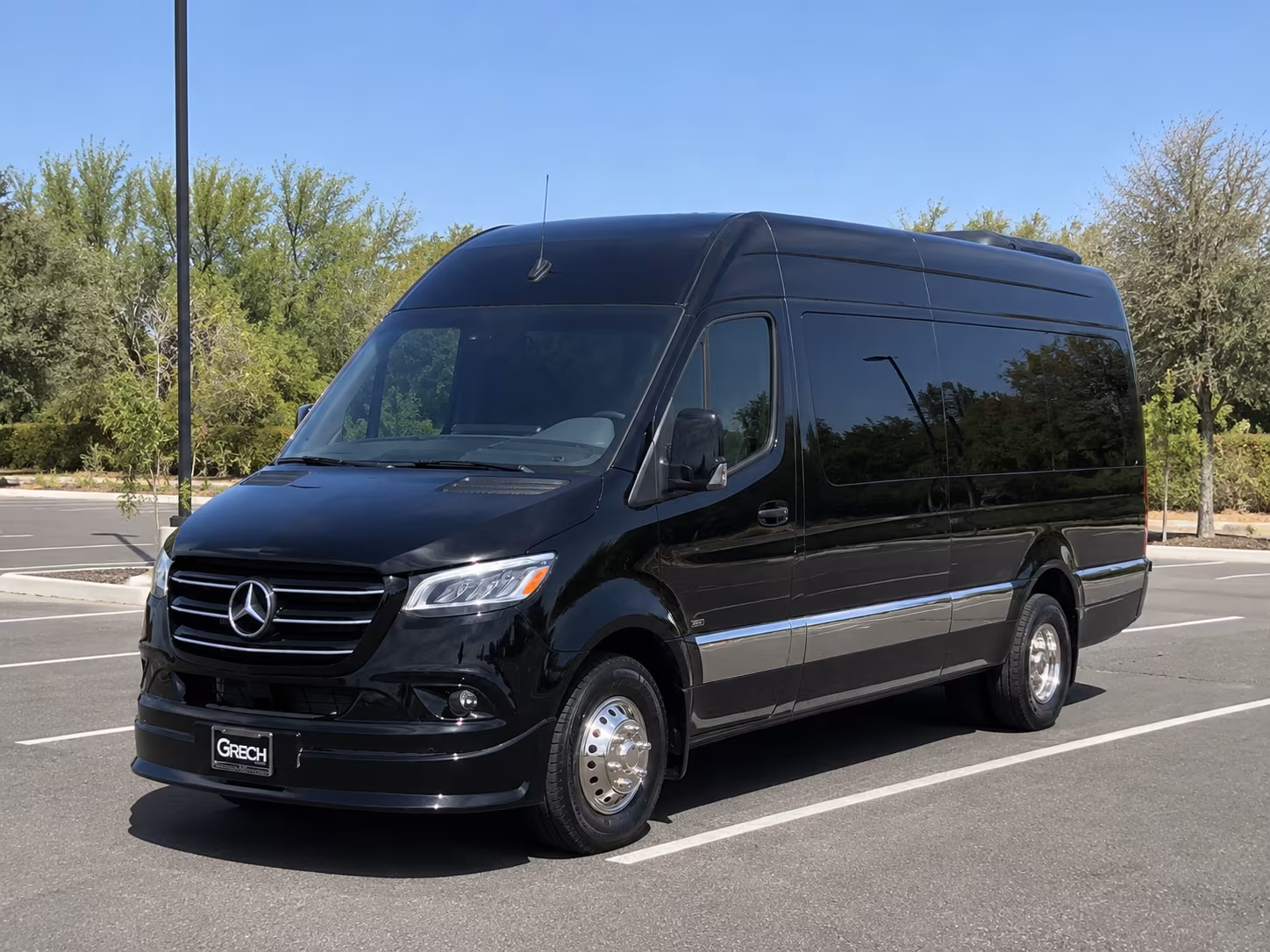 Richardson Corporate Transportation party bus exterior