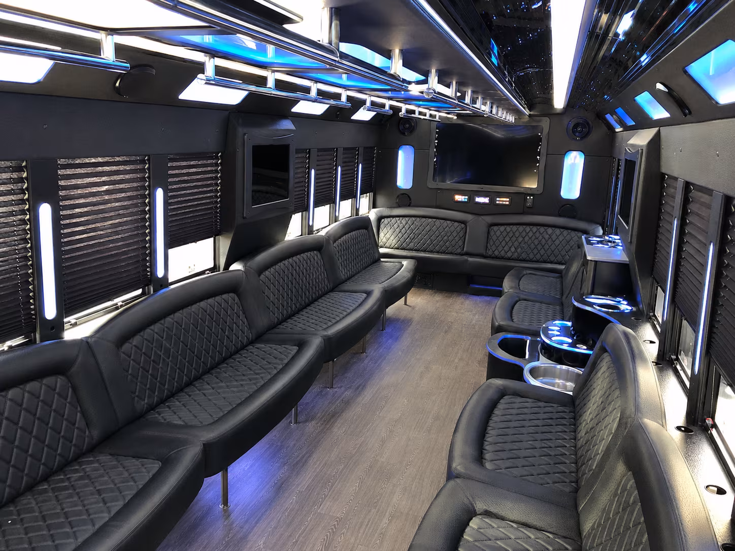 Richardson Prom & Homecoming Transportation onboard seating
