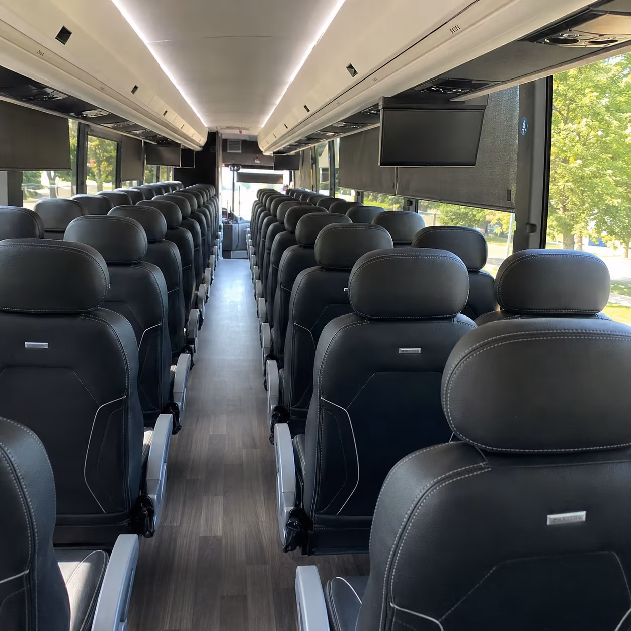 Richardson School Event Transportation onboard seating
