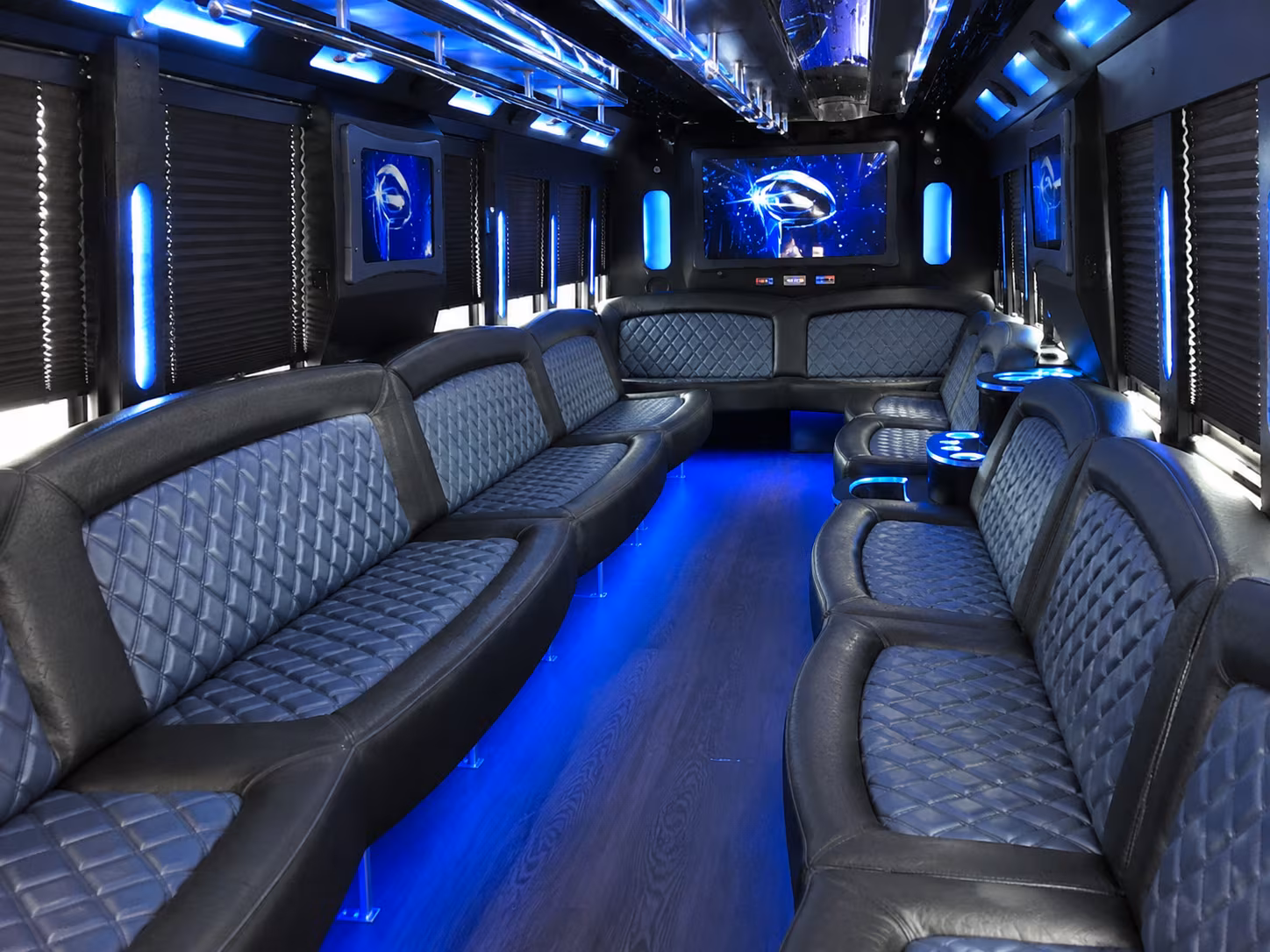 Richardson Wedding Transportation onboard seating