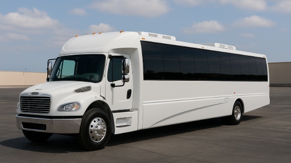 Exterior of Charter Bus Company Carrollton's 25 Passenger Party Bus in Carrollton