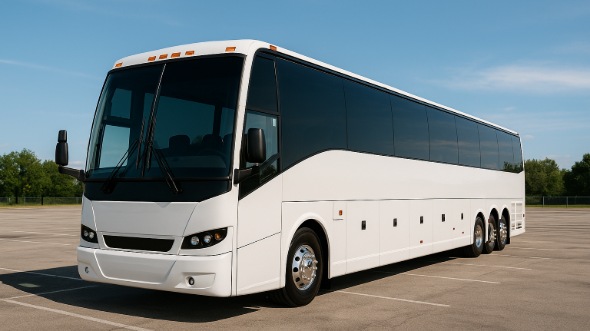 Exterior of Charter Bus Company Dallas's 40 Passenger Party Bus in Dallas