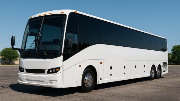 Exterior of Charter Bus Company Richardson's 55 Passenger Charter Bus in Richardson