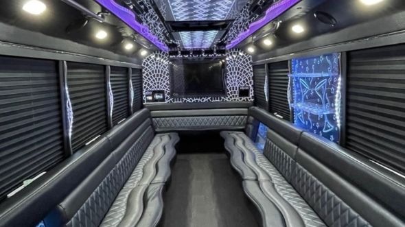 little elm 20 passenger party bus