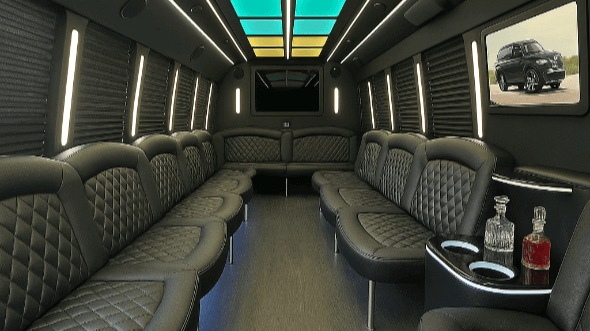 richardson 25 passenger party bus rental